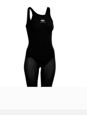Nerotx Black Performance Racerback One-Piece Swimsuit Sz 8W28